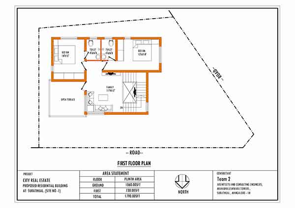 5.50 Cents Land with 1790 sq.ft (3 BHK) House for sale in Surathkal