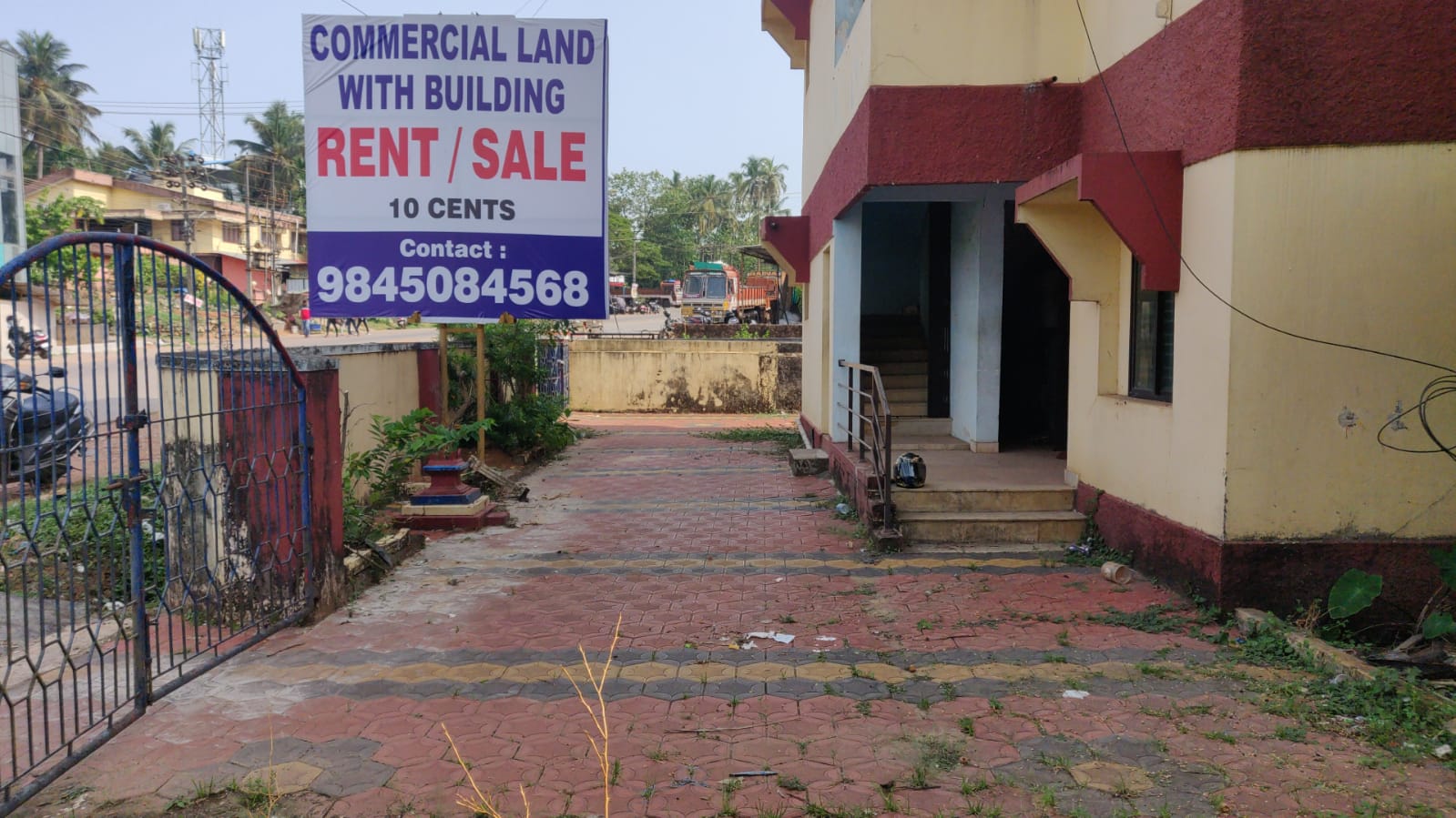 Sri Krishna - Commercial land with building at Surathkal